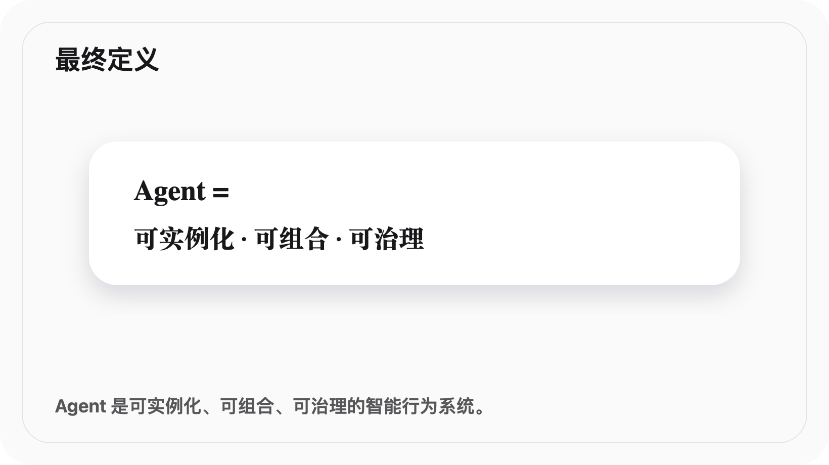 最终定义